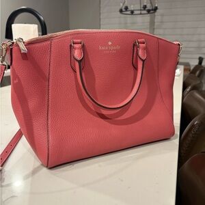 Kate Spade Coral Pink Satchel Bag